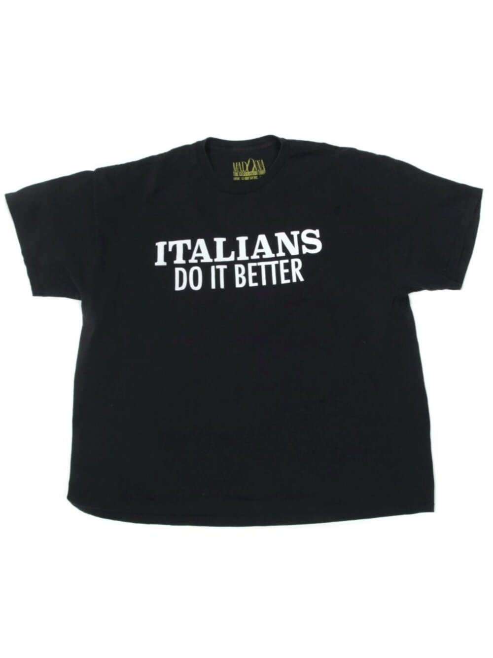 Madonna Italians Do It Better 2024 Celebration Tour T Shirt Double-Sided  XL 936